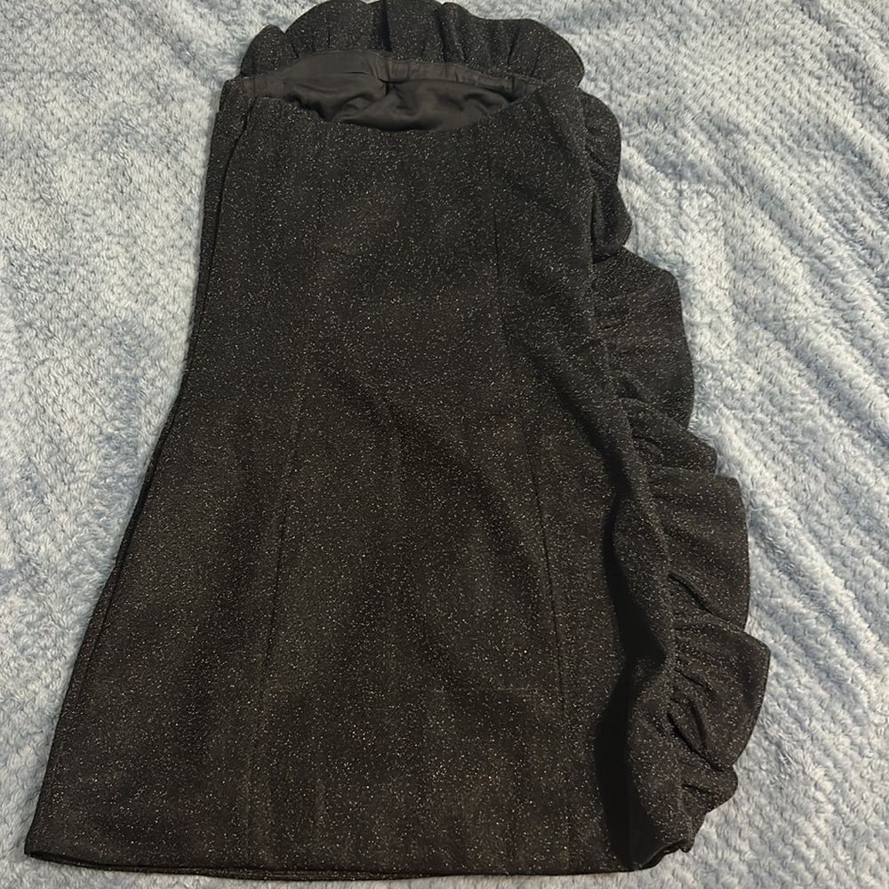 Black short sparkly dress - Picture 2 of 2